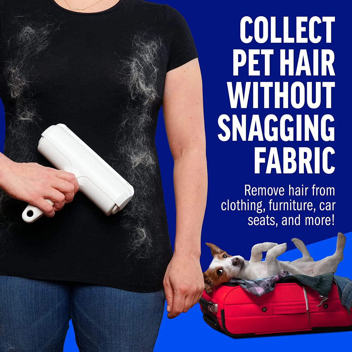 SiskoPaw – Rouleau Anti-Poils Réutilisable pour Chiens & Chats